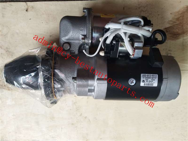 KOMATSU S6D170 STARTER 600-813-8130 600-813-9540 600-813-9510 600-813-9512 0-23000-8110 0-23000-8111 0-23000-8112 0-23000-8113 0-23000-8115 600-813-8110